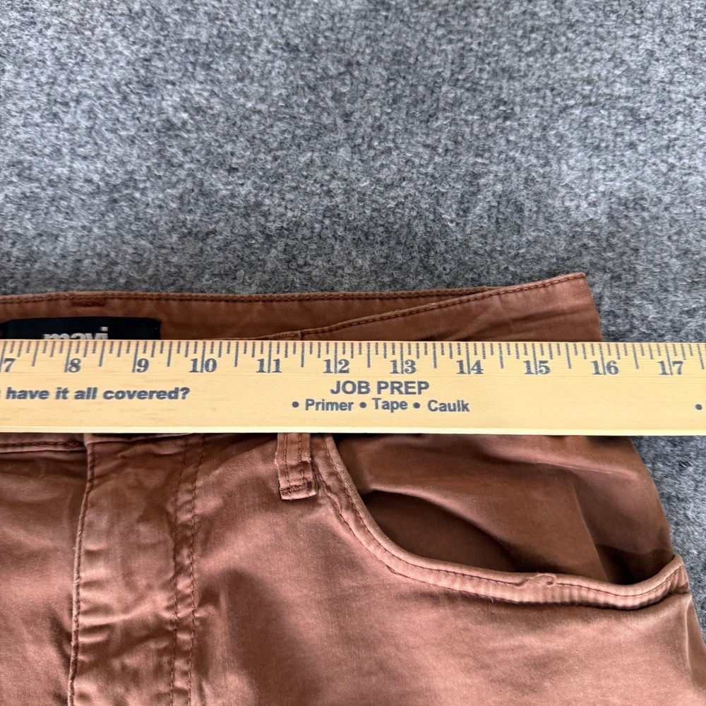 Mavi Zach Straight Leg Pants Mens 32x32 Rust Cotton Stretch Casual Chino Denim - Picture 5 of 9